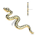 Snake Flat Back Stud